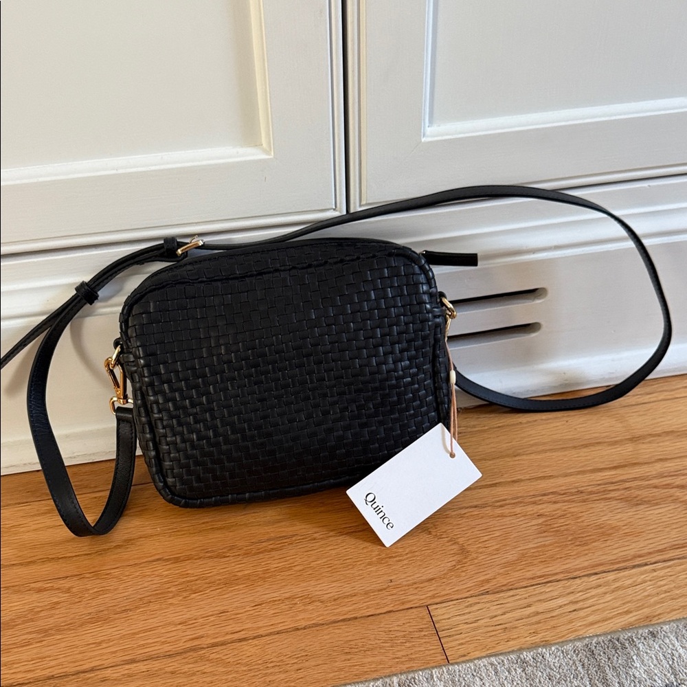 Quince Elegant Black Crossbody Bag